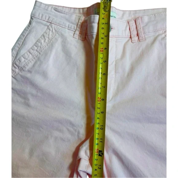Gloria Vanderbilt Women’s Shorts Size 10 Light Pink Casual Summer Bermuda Short - Picture 8 of 10